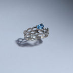 Lacey with blue zircon