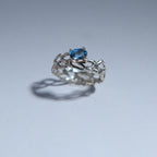 Lacey with blue zircon