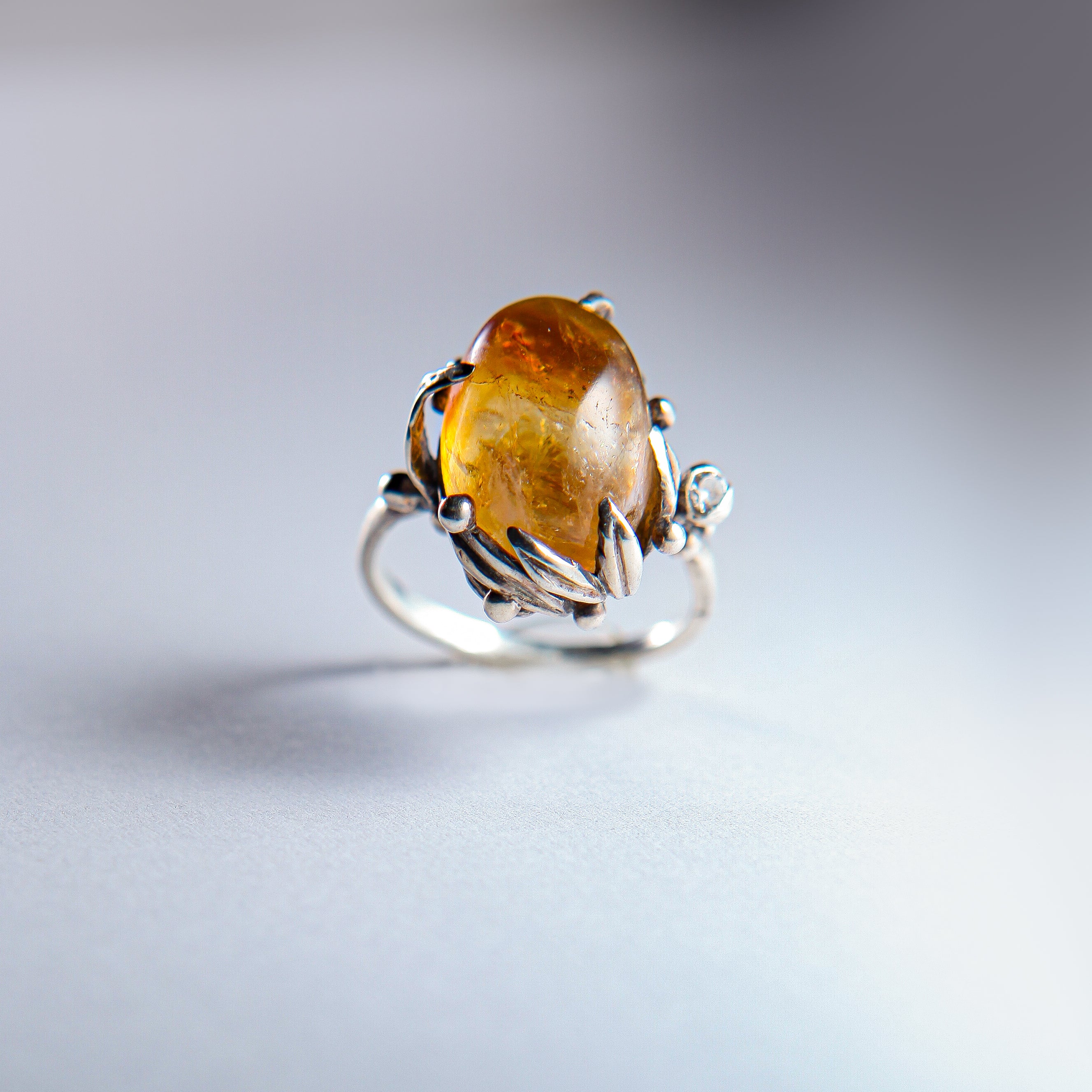 Citrine Bloom Ring - by order