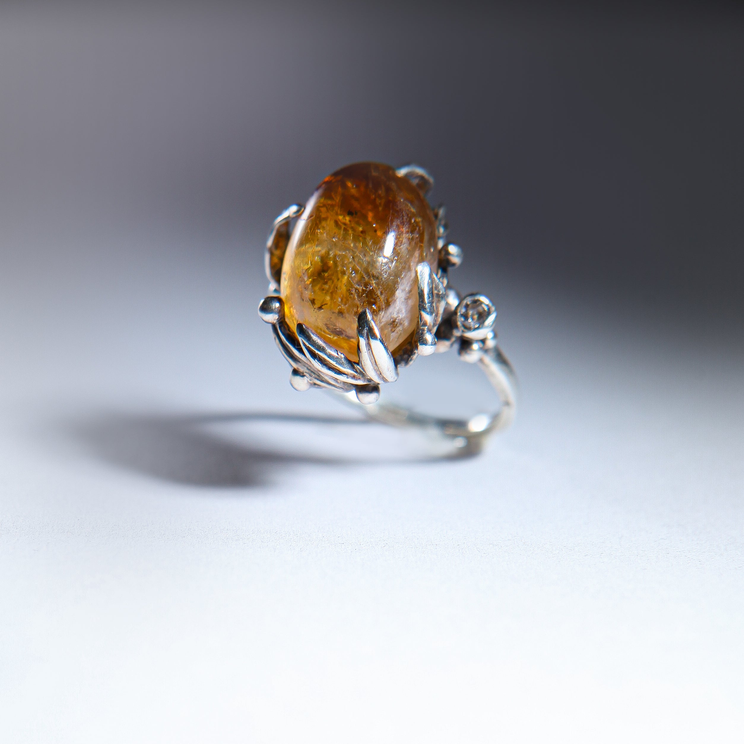 Citrine Bloom Ring - by order