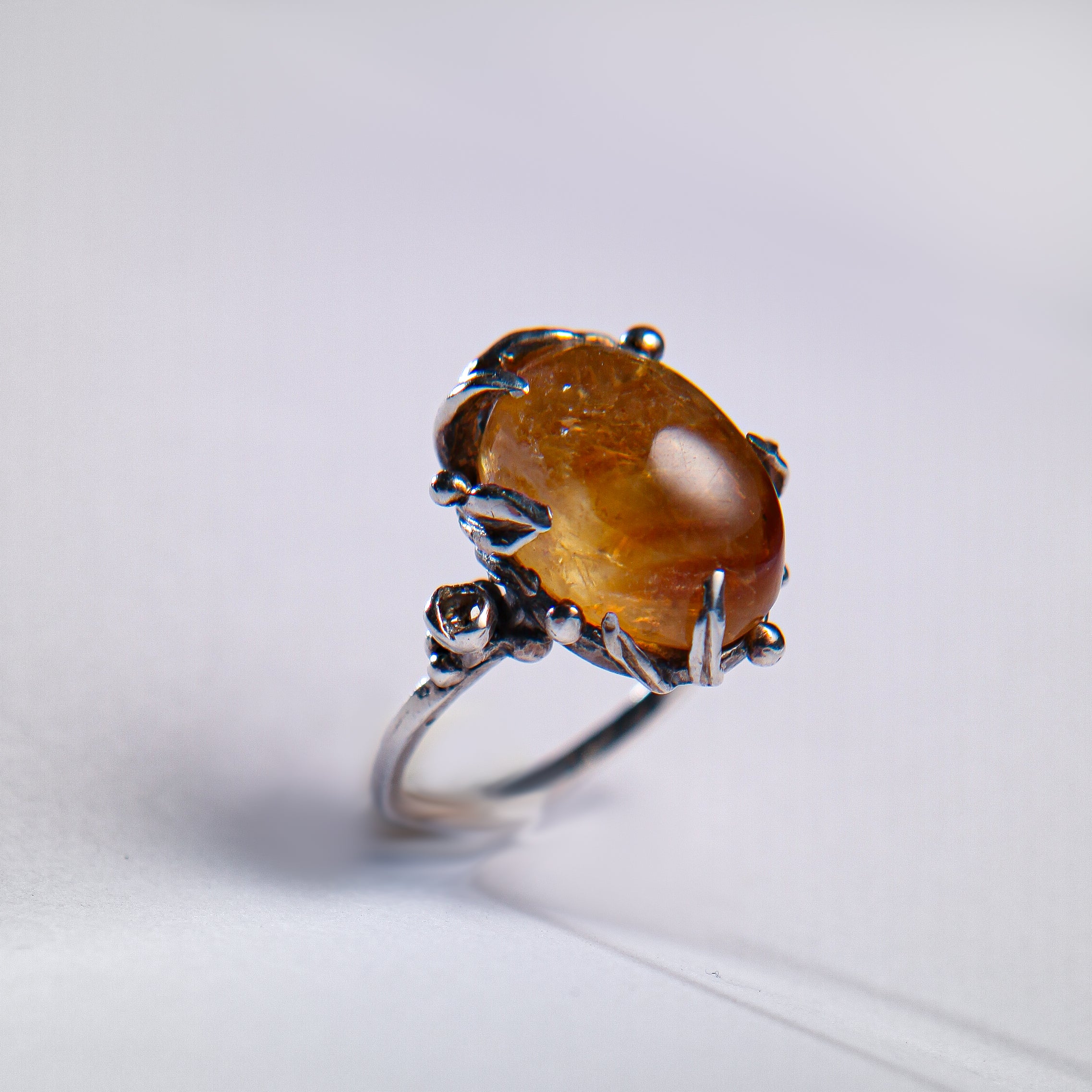 Citrine Bloom Ring - by order