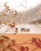 Lacey with blue zircon