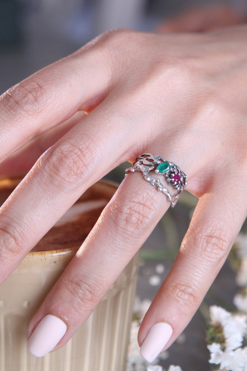 Lacey Ring Cherry -By Order