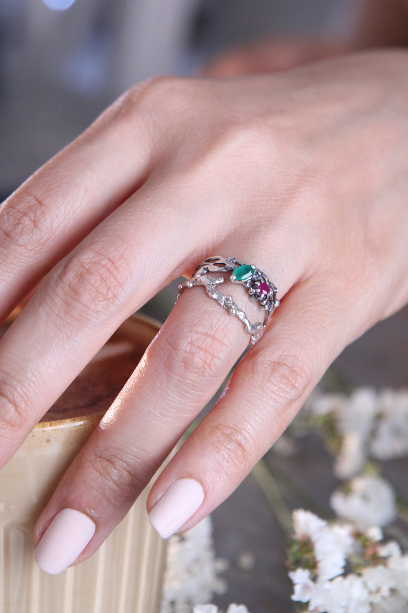 Lacey Ring Cherry -By Order