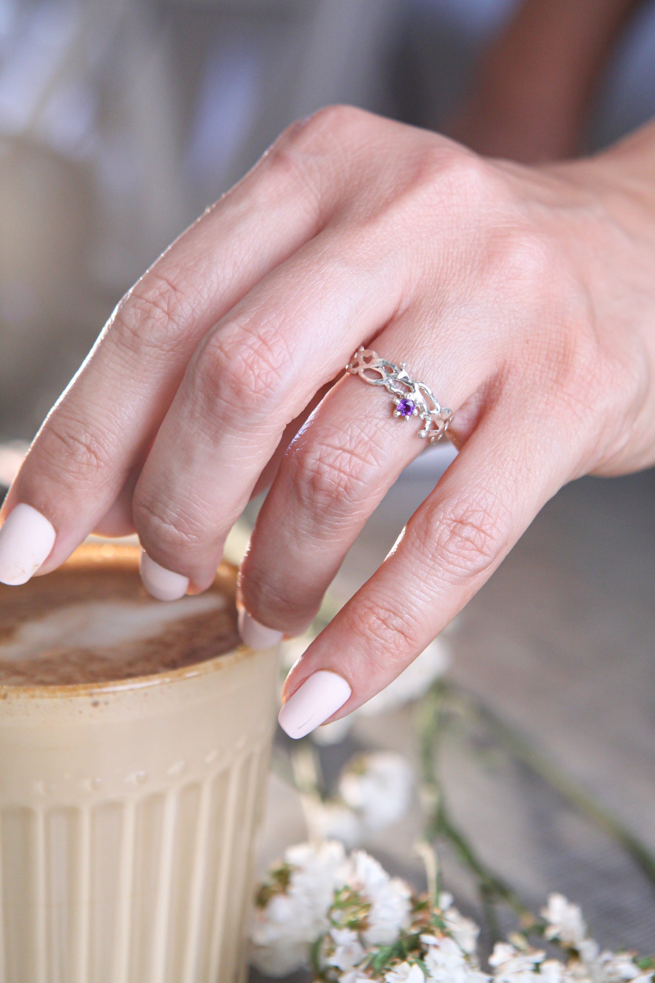 Lacey With Amethyst - By Order