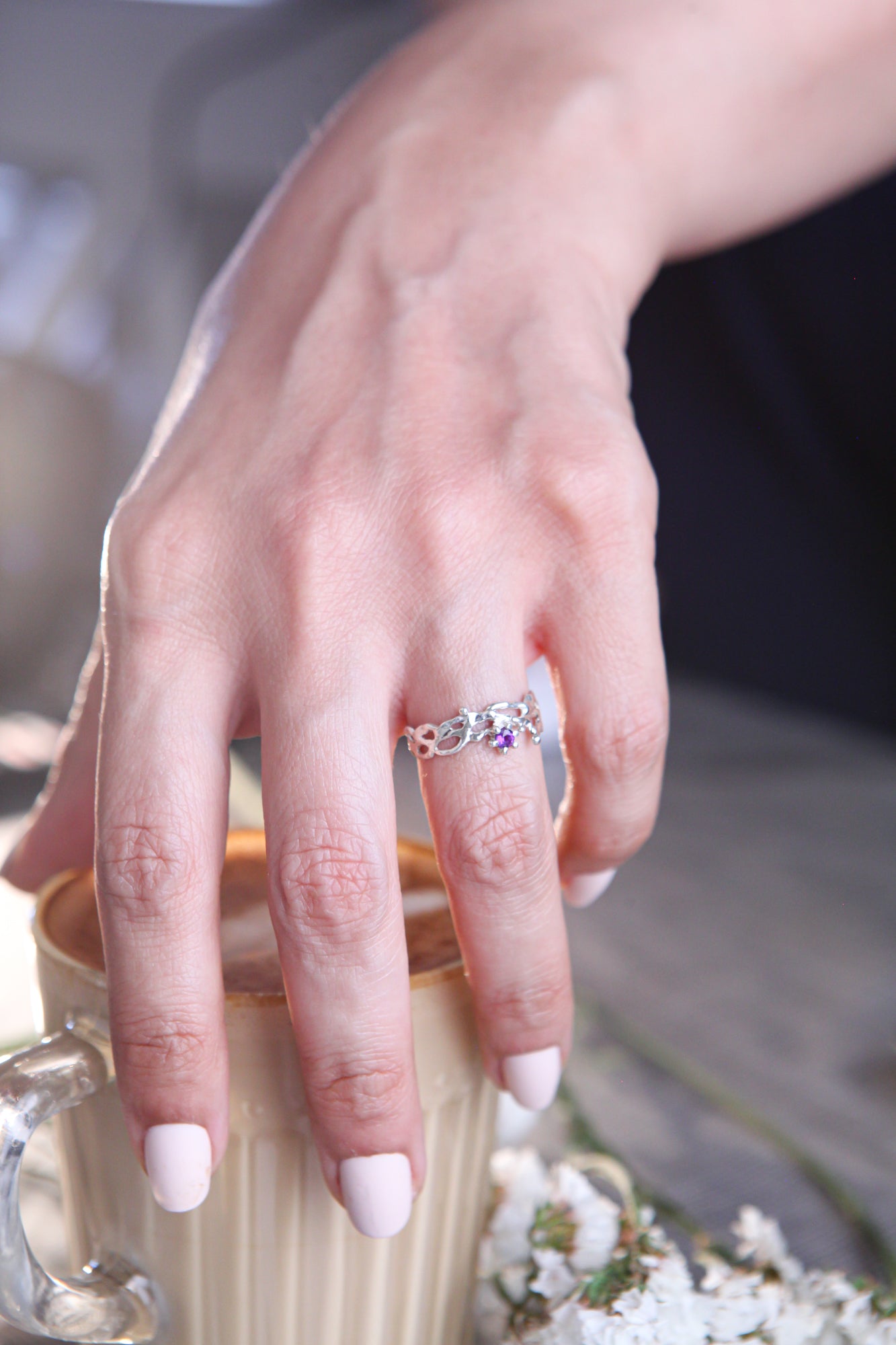 Lacey With Amethyst - By Order